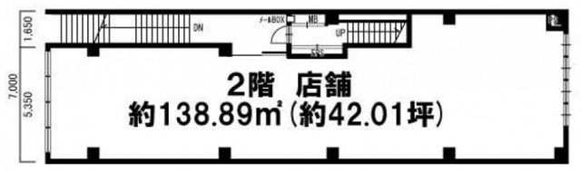 拡大写真:大阪市中央区南船場3丁目 2階2の間取り
