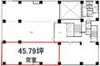 大阪市中央区博労町1丁目の間取図