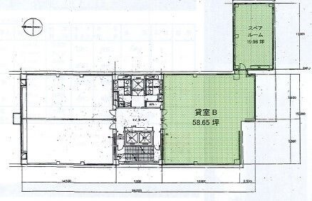 拡大写真:大阪市中央区久太郎町3丁目 2階2の間取り