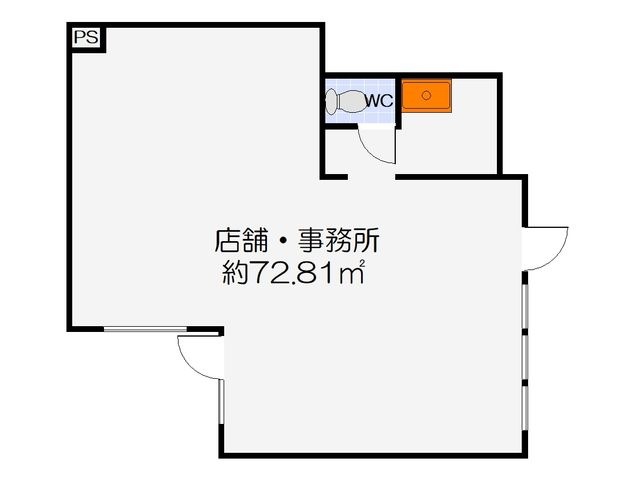 拡大写真:堺市西区鳳南町1丁 1Fの間取り