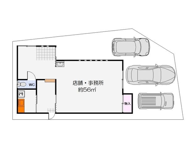拡大写真:堺市西区上 1階1の間取り