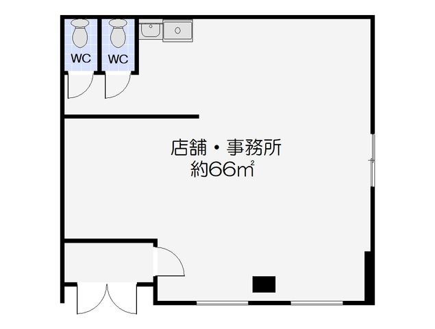 拡大写真:堺市西区浜寺石津町中3丁 1Fの間取り