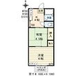 コスモハイツ虹の間取図