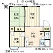 セゾン２１Ｓの間取図