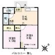 河本アパートAの間取図