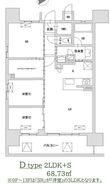 八王子レジデンスの間取図