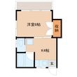 コーポあがわの間取図