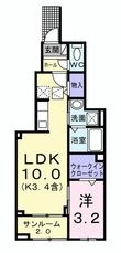 ソレイユ緑ヶ丘の間取図