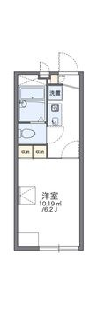 レオパレスハピネスの間取図