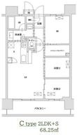 八王子レジデンスの間取図