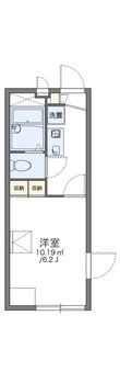 レオパレスハピネスの間取図