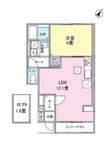 写真:THE HOUSE Nishi-Hachioji 1階102の間取図