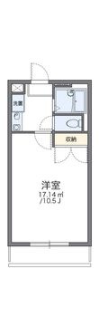 レオパレスピアの間取図