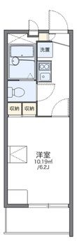 レオパレスＨＩＢＡＲＩＯＮIIの間取図