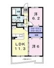 ア ディンプルの間取図