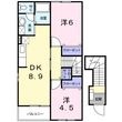 プラティーヌの間取図