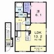 ヴィラ・グレイスIIの間取図