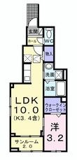 ソレイユ緑ヶ丘の間取図