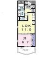 エクセレント クローバーの間取図