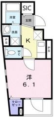 エヌエス フィールドの間取図