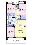 シャトーエクセランの間取図