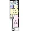 グラース ダンジュの間取図
