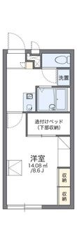 写真：レオパレス幸2階の間取図