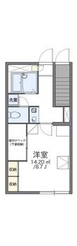 レオパレスピュアブリーズの間取図