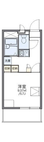 拡大写真：レオパレスＴＡＫＡＫＵＲＡ 3階K1の間取り