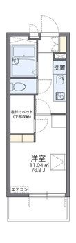写真：レオパレスサンモール1階の間取図