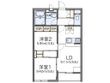 レオパレス大楽寺の間取図