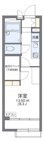拡大写真:レオパレスヴィラ ノーバII 2階K2の間取り