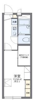 レオパレスＧａｔｅｓＭｉｌｌｓの間取図