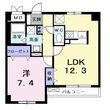 写真：パストラール　レジデンス4階の間取図