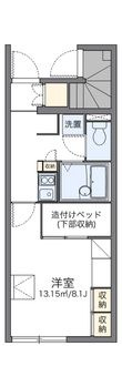 レオパレス純IIIの間取図