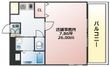 メッセージ天神橋池田町の間取図