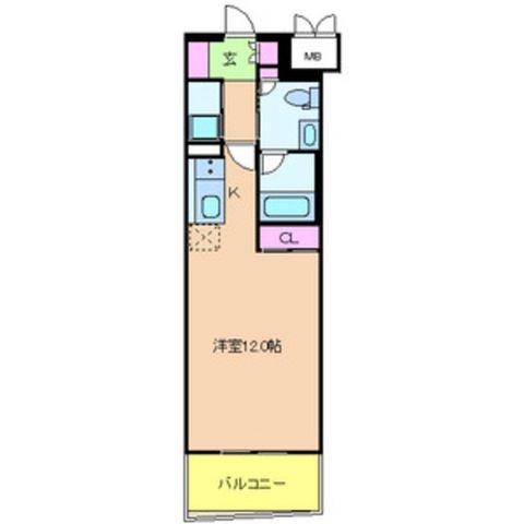 拡大写真:大阪市旭区太子橋1丁目 2階206の間取り
