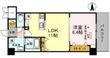 大阪市西淀川区御幣島1丁目の間取図