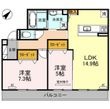 大阪市西淀川区大和田4丁目の間取図