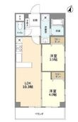 川西市寺畑2丁目の間取図