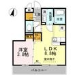箕面市新稲1丁目の間取図