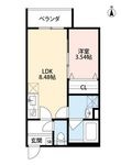 大阪市生野区小路東1丁目の間取図
