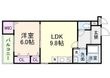 茨木市沢良宜西１丁目の間取図