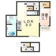 大阪市西淀川区柏里3丁目の間取図