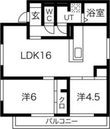 尼崎市富松町2丁目の間取図