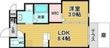 茨木市蔵垣内３丁目の間取図