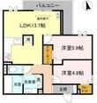尼崎市杭瀬北新町4丁目の間取図