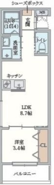 尼崎市次屋1丁目の間取図