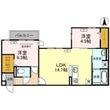 大阪市東淀川区豊新5丁目の間取図