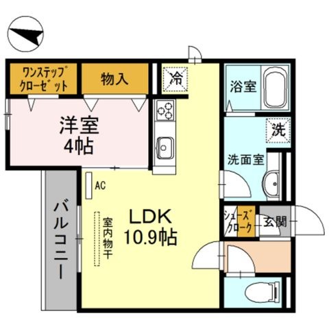 拡大写真:大阪市淀川区東三国5丁目 2階205の間取り
